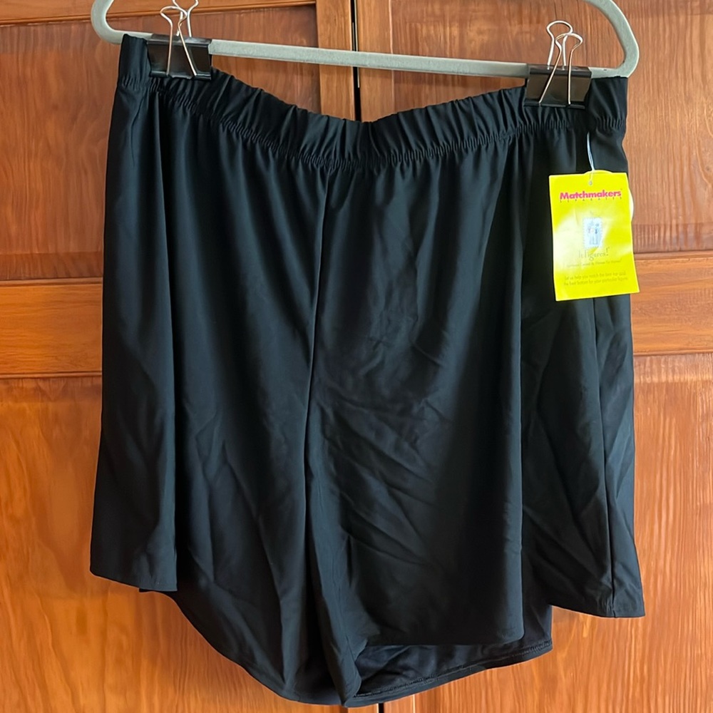 Chlorine resistant plus size swim shorts